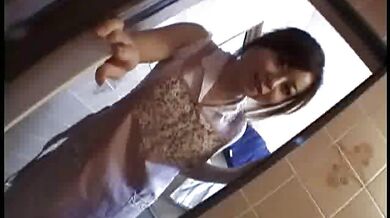 Kinky Japanese milf sucks fat dick like a pro POV