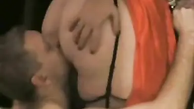 Fat milf gets her big ass eaten out in kitchen