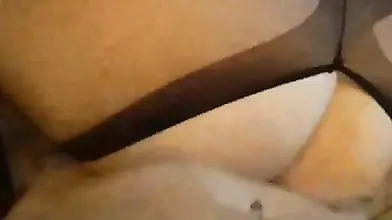 Big ass milf in lingerie takes it hard from behind