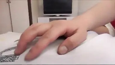 Amateur Japanese milf orders her step-son to fuck her rough