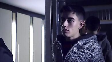 Blonde woman finds a way to fuck two curious boys