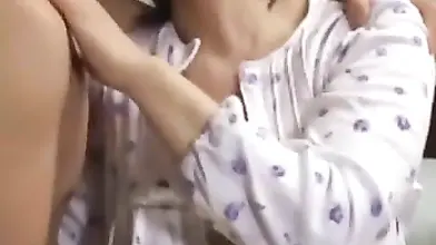 Beautiful Jap milf loves fucking and riding his young sausage