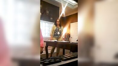 Mature sucks her neighbor's dick while her husband is out