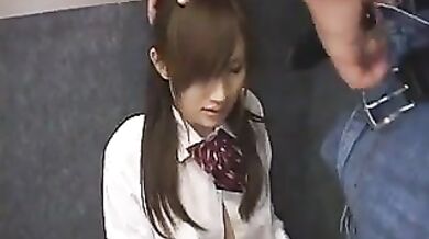 Sexy Jap milf gets sexually violated in public transportation bus