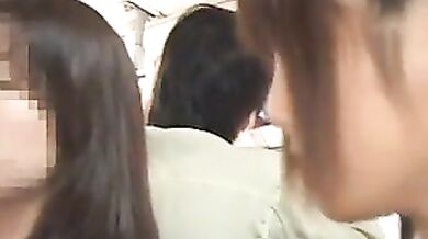 Sexy Jap milf gets sexually violated in public transportation bus