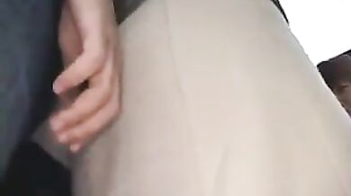 Sexy Jap milf gets sexually violated in public transportation bus