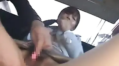 Sexy Jap milf gets sexually violated in public transportation bus