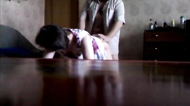 Amateur mature is secretly recorded while fucked hard from behind