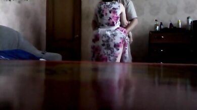 Amateur mature is secretly recorded while fucked hard from behind