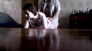 Amateur mature is secretly recorded while fucked hard from behind