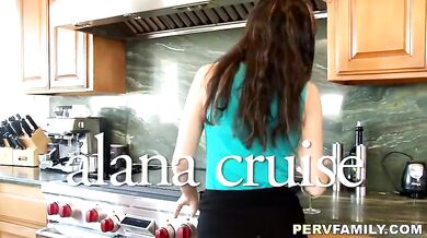 Amazing milf gets a nice cock treatment in her kitchen