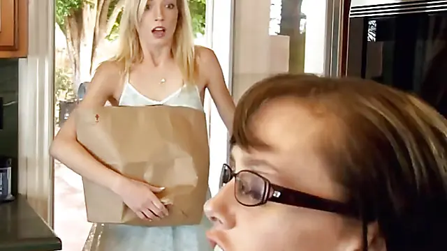 Amazing milf gets a nice cock treatment in her kitchen