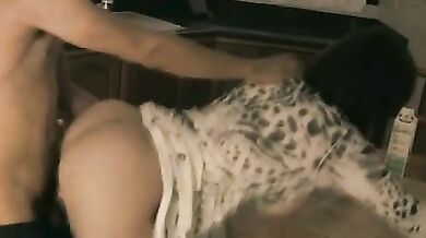 Impressive tiger milf loves getting it in that perfect butt