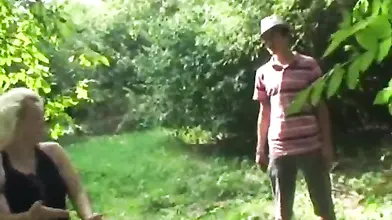 Young sexual deviant picks up and fucks a mature granny