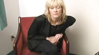 Nasty mature granny gives head and enjoys being finger banged