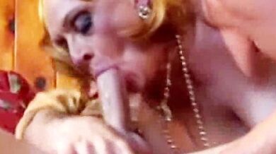 Freaky mature grannies show their skills in sucking young dicks