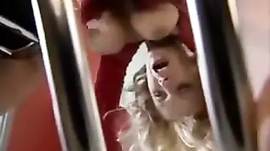 Blonde cougar milf spreads her legs and awaits hard slamming