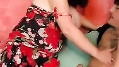 Group of matures wait on their turn to be banged