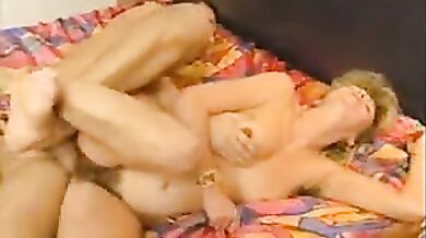 Busty mature woman enjoys being drilled hard in missionary style