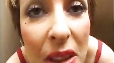 Mature granny gets her hairy ass and muff slammed hard