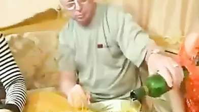 Busty mature swinger and a teen exchange their horny husbands