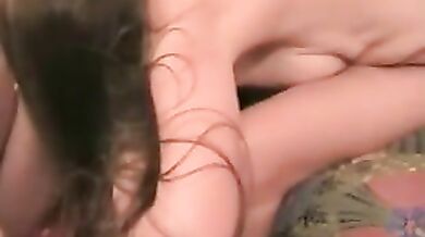 Saggy tits amateur mom gets licked and fucked with passion