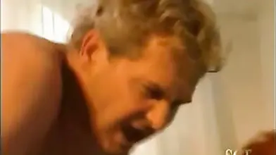 Redhead milf fucks two horny dudes at the same time