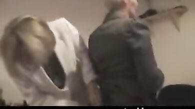 Saggy moms watch porn and decide to try lesbian sex