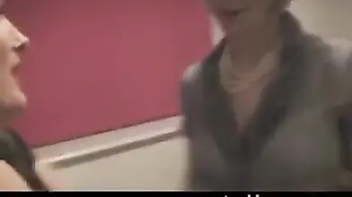 Saggy moms watch porn and decide to try lesbian sex