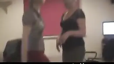 Saggy moms watch porn and decide to try lesbian sex