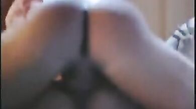 Ripped Latino intensely drills a slim mature nurse in stockings