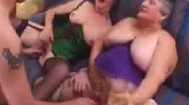 Drunk and busty mature sluts are eager for a foursome