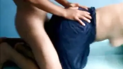 Amateur mom hides face while being doggy style fucked hard