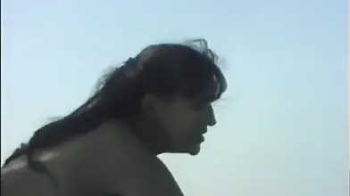 Mature brunette amateur with amazing hangers fucked on the yacht