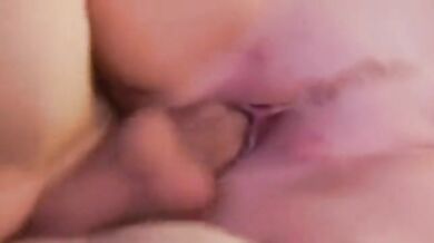 Stockinged blonde mom seduces a youngster with her amazing tits