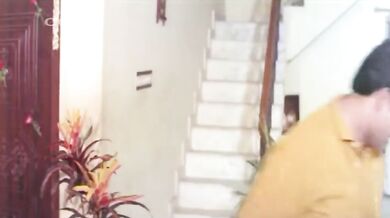 Mature Indian couple passionately makes out on the wedding night