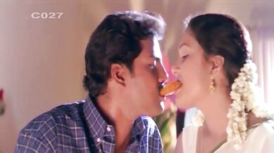 Mature Indian couple passionately makes out on the wedding night