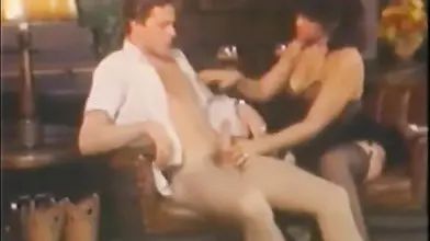 Stockinged Milf Vanessa del Rio seduces a young stud (Vintage)