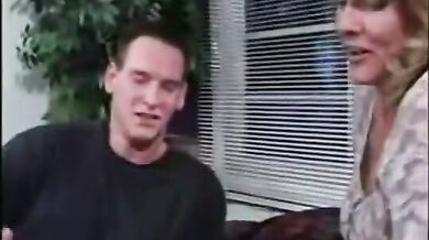 Blonde Milf enjoys anal after a 69 with a youngster