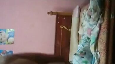 Amateur couple has sex on the bed and loves it