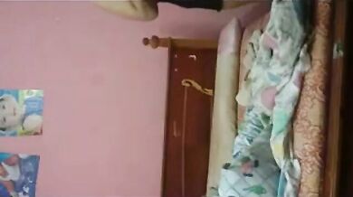 Amateur couple has sex on the bed and loves it