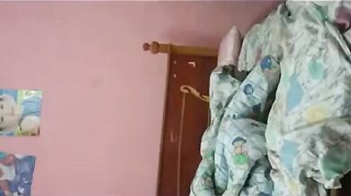 Amateur couple has sex on the bed and loves it