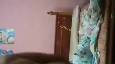 Amateur couple has sex on the bed and loves it