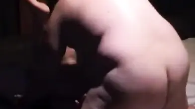 Petite Milf rides a fat man's small and hairy dick