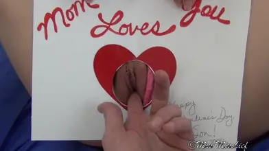 Kinky mature slut wants to be her son's sexy Valentine