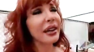 Unbelievable redhead milf comes from the dreams to fuck hard