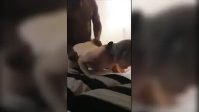 Petite Milf has her pale twat destroyed by black stallion