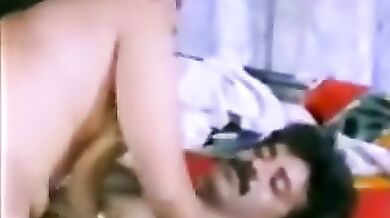 Chubby Indian Milf rides her mustached lover's stiff beef bayonet