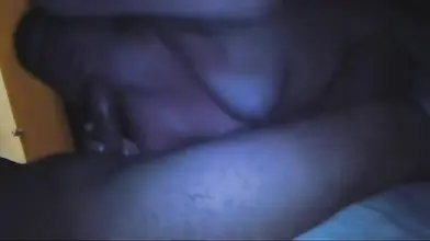 Mature amateur blonde sucks her fat hubby's shaft in POV