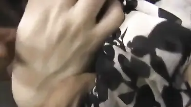 Japanese Milf has her tits and cunt groped in public